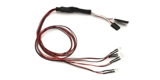 Kyosho LED Light Unit (Diam=5/L=400/Clear/4 Bulbs) Halogen