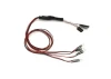 Kyosho LED Light Unit (Diam=5/L=400/Red/4 Bulbs)