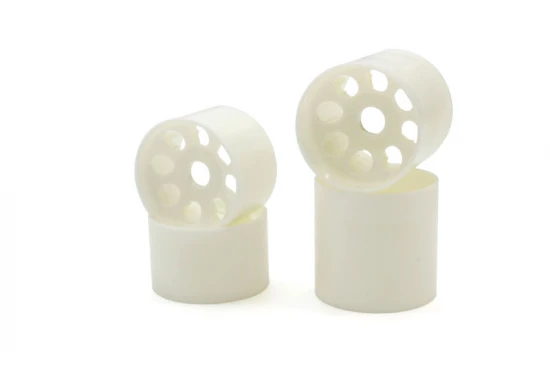 Front & Rear White Wheels Kyosho EP Fantom 4WD (4)