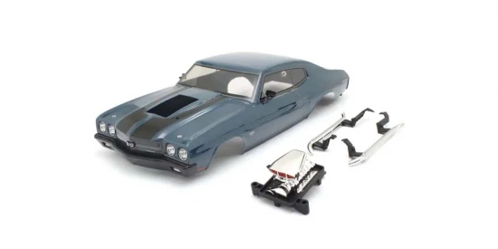 Kyosho Body shell set 1:10 Fazer FZ02L Chevy Chevelle SC VE 1970 Dark Blue