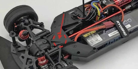 Kyosho Fazer FZ02 HD Steel Front Centre Shaft Cup
