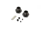 Kyosho Wheel Hub Inferno MP9-MP10 Gun Metal (2)
