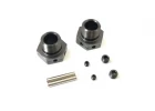 Kyosho Wheel Hub Inferno MP9-MP10 Gun Metal (2) Wide