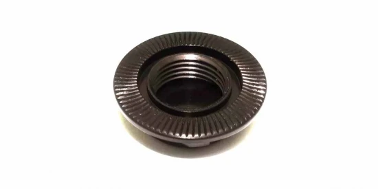 Kyosho 1:8 Inferno Serrated Closed Wheel Nuts (4) Gun Metal