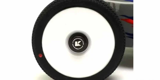 Kyosho 1:8 Inferno Serrated Closed Wheel Nuts (4) Gun Metal