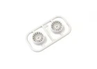 Wheel Set Kyosho Mini-Z AWD Wide 0 Offset (2) White