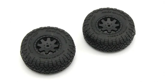 Pre-Glued Tires (2) Toyota 4Runner Kyosho Mini-Z 4X4 MX01