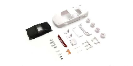 Bodyshell Honda NSX Kyosho Mini-Z + 2WD Rims (White Body)