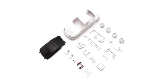 Bodyshell Nissan Silvia S-15 Kyosho Mini-Z + 4WD Rims (White Body)