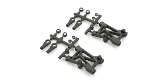 Rear Suspension Arm Set Kyosho V-One R4 (R4/R4 Evo) Hard (2)