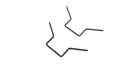 Rear Stabilizer Bars (2) Soft 1.4-1.6 Kyosho V-One R4 Evo3