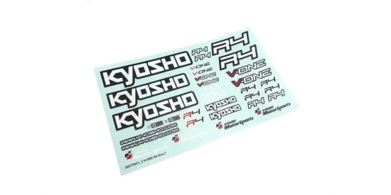 Decal Kyosho V-One R4 Evo3