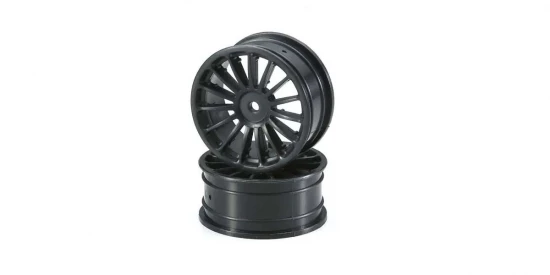 Wheel 15-Spoke 24mm Black Kyosho Fazer-FW06 (2)