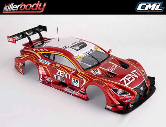 Killer Body Zent Cerumo RC F Finished Bodyshell 1:10