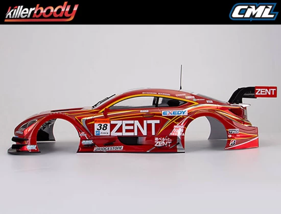 Killer Body Zent Cerumo RC F Finished Bodyshell 1:10