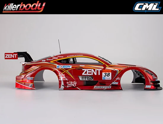 Killer Body Zent Cerumo RC F Finished Bodyshell 1:10