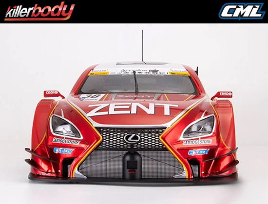 Killer Body Zent Cerumo RC F Finished Bodyshell 1:10
