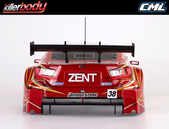 Killer Body Zent Cerumo RC F Finished Bodyshell 1:10