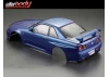 Killer Body Nissan Skyline R34 195mm Finished Bodyshell - Blue