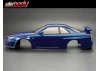 Killer Body Nissan Skyline R34 195mm Finished Bodyshell - Blue