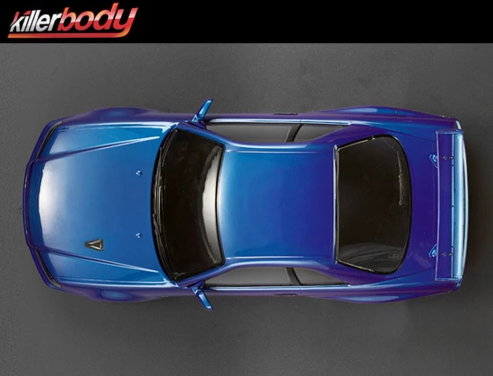 Killer Body Nissan Skyline R34 195mm Finished Bodyshell - Blue