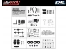 Killer Body Mercury Chassis Kit Fits Kb48765 Jeep Rubicon Body