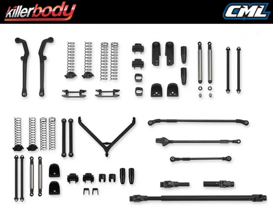 Killer Body Mercury Chassis Kit Fits Kb48765 Jeep Rubicon Body