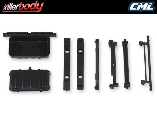 Killer Body Mercury Chassis Kit Fits Kb48765 Jeep Rubicon Body