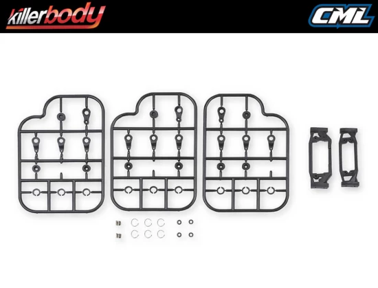 Killer Body Mercury Chassis Kit Fits Kb48765 Jeep Rubicon Body