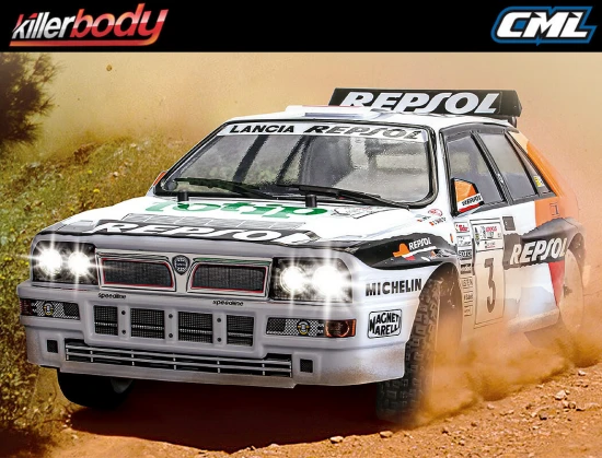 Killer Body Lancia Delta Repsol 93 Rally Kit On Venus Chassis