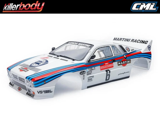 Killer Body Lancia 037 190mm Finished Body Rally
