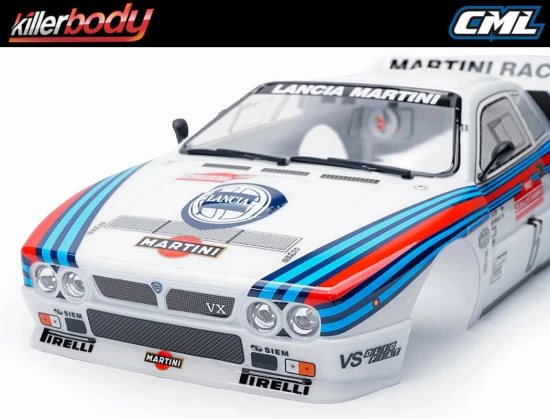 Killer Body Lancia 037 190mm Finished Body Rally