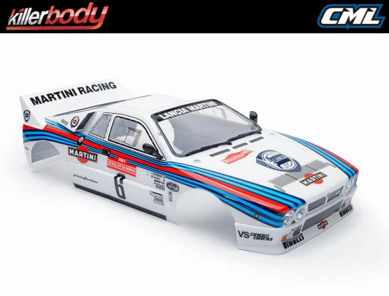 Killer Body Lancia 037 190mm Finished Body Rally