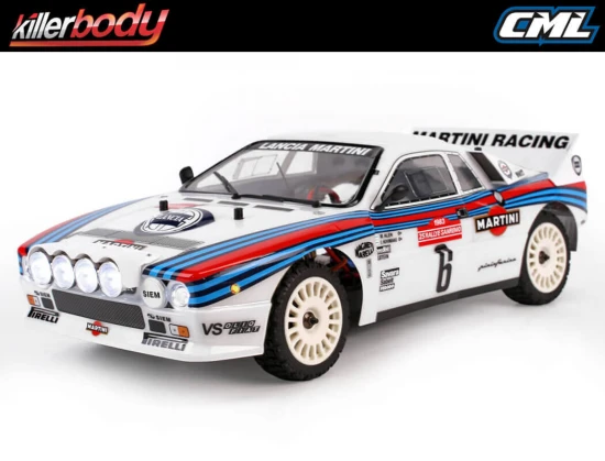 Killer Body Lancia 037 190mm Finished Body Rally