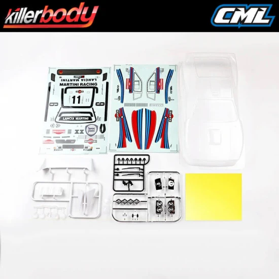 Killer Body Lancia 037 190mm Clear Body Rally