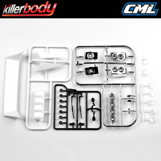Killer Body Lancia 037 190mm Body Moulded Accessories