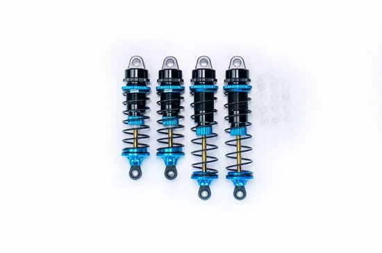 Koswork AE RC10 Big Bore 12mm Buggy Shock Set (F&R) (4) Blue