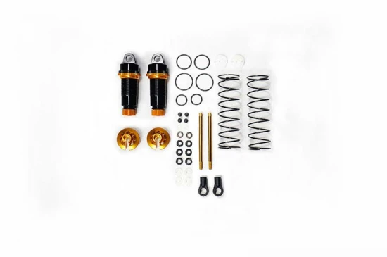 Rear Shock set Big Bore 12mm Gold Koswork 1:10 Buggy (2)
