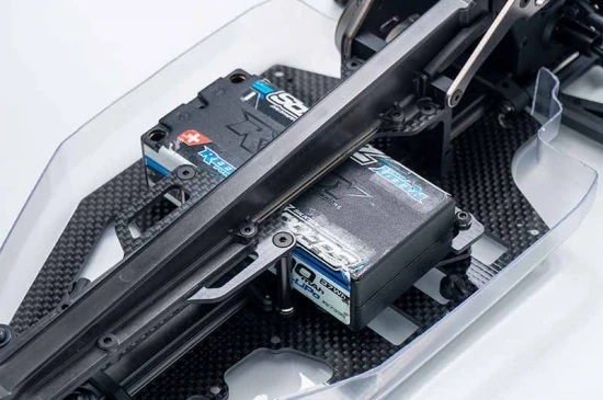 Koswork 2.0mm Shorty Battery Mount Set for Kyosho Turbo Optima Mid SP
