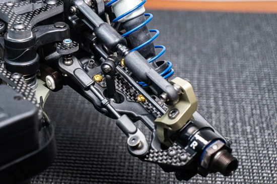 Koswork Carbon 1.5mm Front Arm Stiffener Set for Inferno MP11