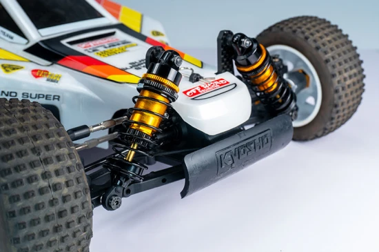Koswork Big Bore 12mm 1:10 Buggy Shock Set (F&R) (4) Gold/Black