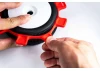 Koswork UFO High Strength Silicone 1:8 BuggyTire Glue Bands (4) Red