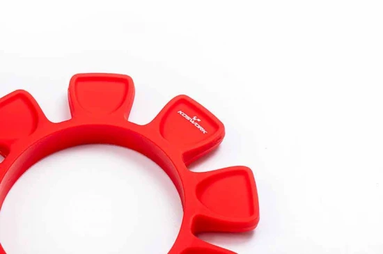 Koswork UFO High Strength Silicone 1:8 BuggyTire Glue Bands (4) Red