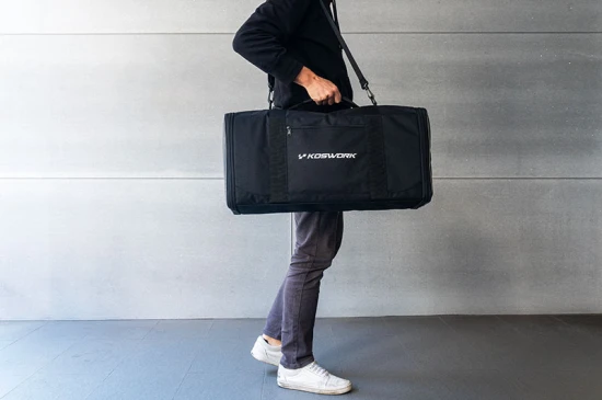 Koswork 1:10 Racing Bag With Radio Bag + 2 Car Cases (65x26x31cm)