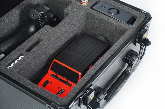 Koswork V2 Mini Black Aluminium Case for Kyosho Mini-Z (300x240x190mm