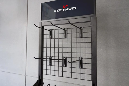 Display stand for bottles of oil max Diam 34mm (385x315x1340mm)