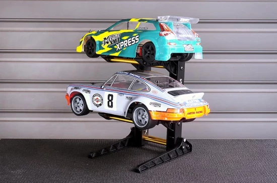 Koswork 2 Layer RC Car Display Rack - 32cm Tall