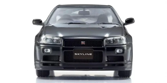 Kyosho 1:43 Nissan Skyline R34 GT-R V-Spec II Black Pearl