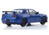 Kyosho 1:43 Nissan Skyline R34 GT-R V-Spec II Bayside Blue