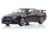 Kyosho 1:43 Nissan Skyline R34 GT-R V-Spec Midnight Purple III
